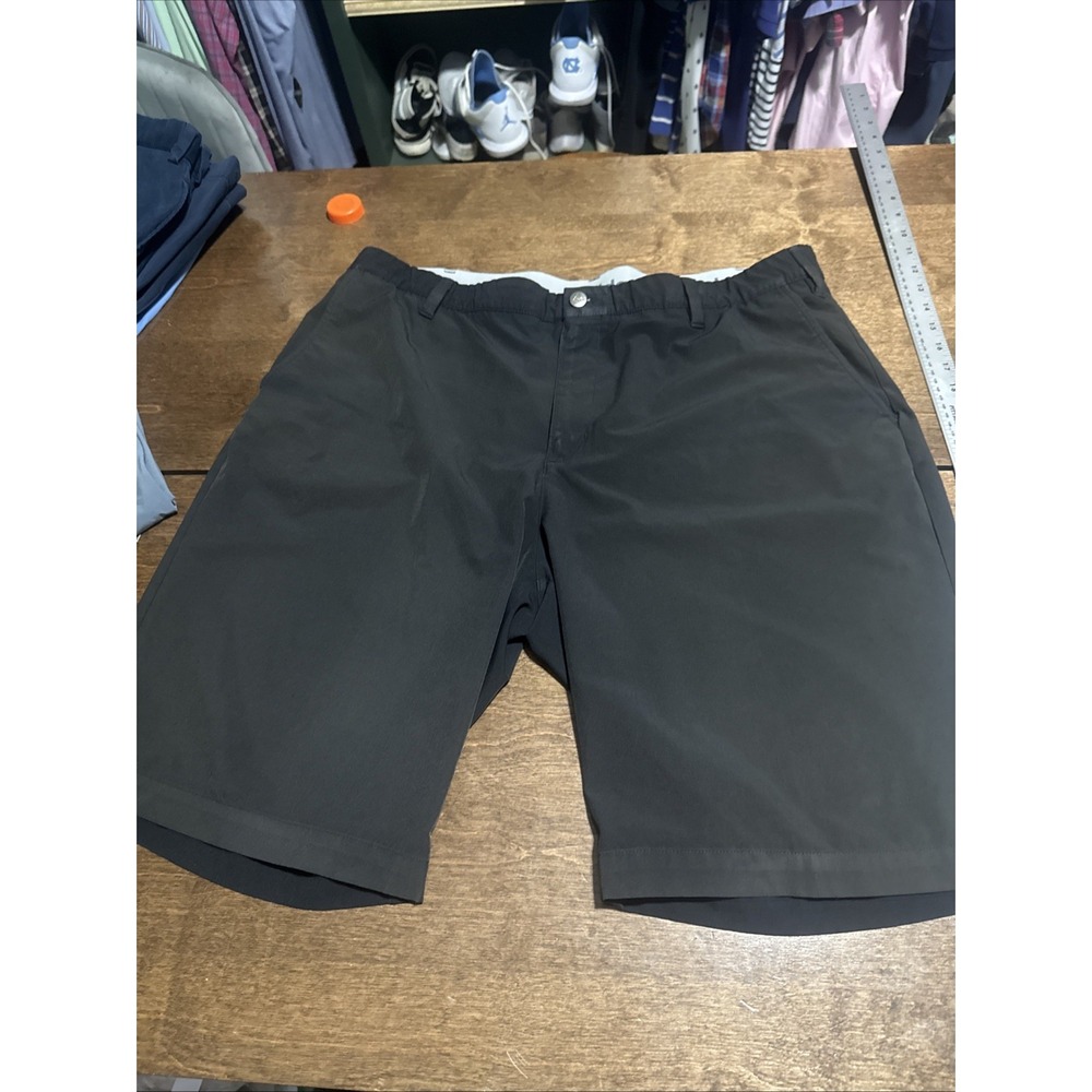 Adidas Golf Shorts Performance Stretch Moisture Wicking Men's Black Sz 40